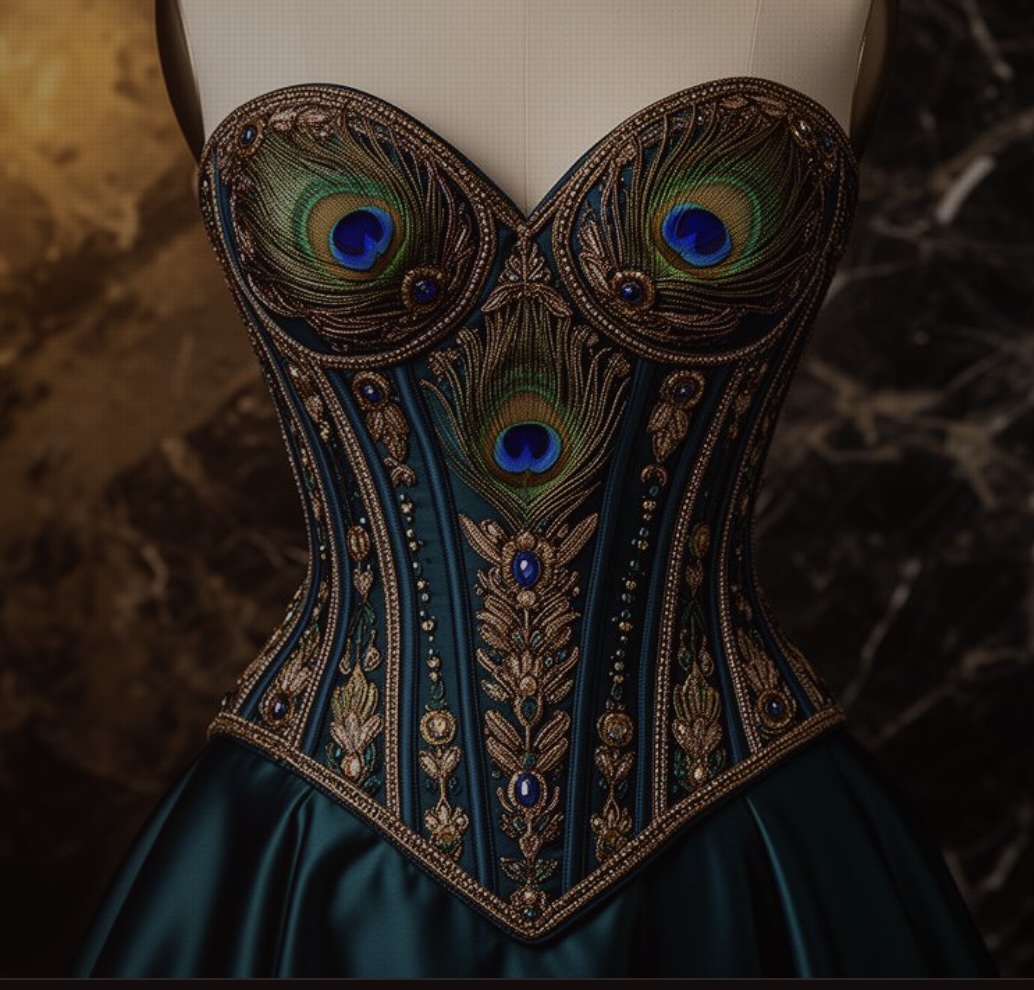 Peacock Sovereign — Overbust, Peacock