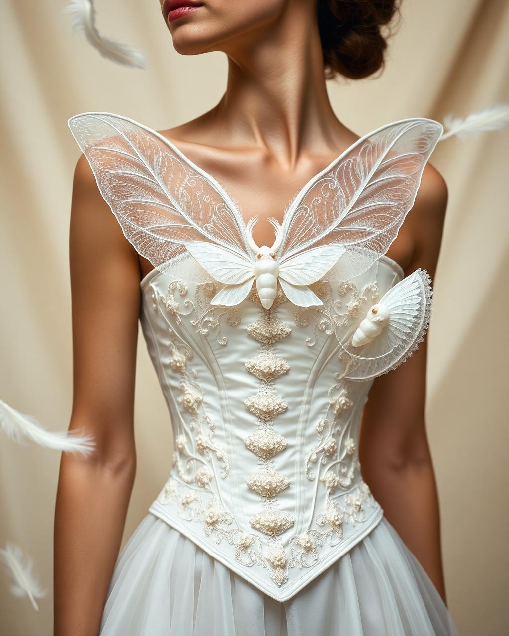 Pearl Chrysalis — Overbust, Ivory