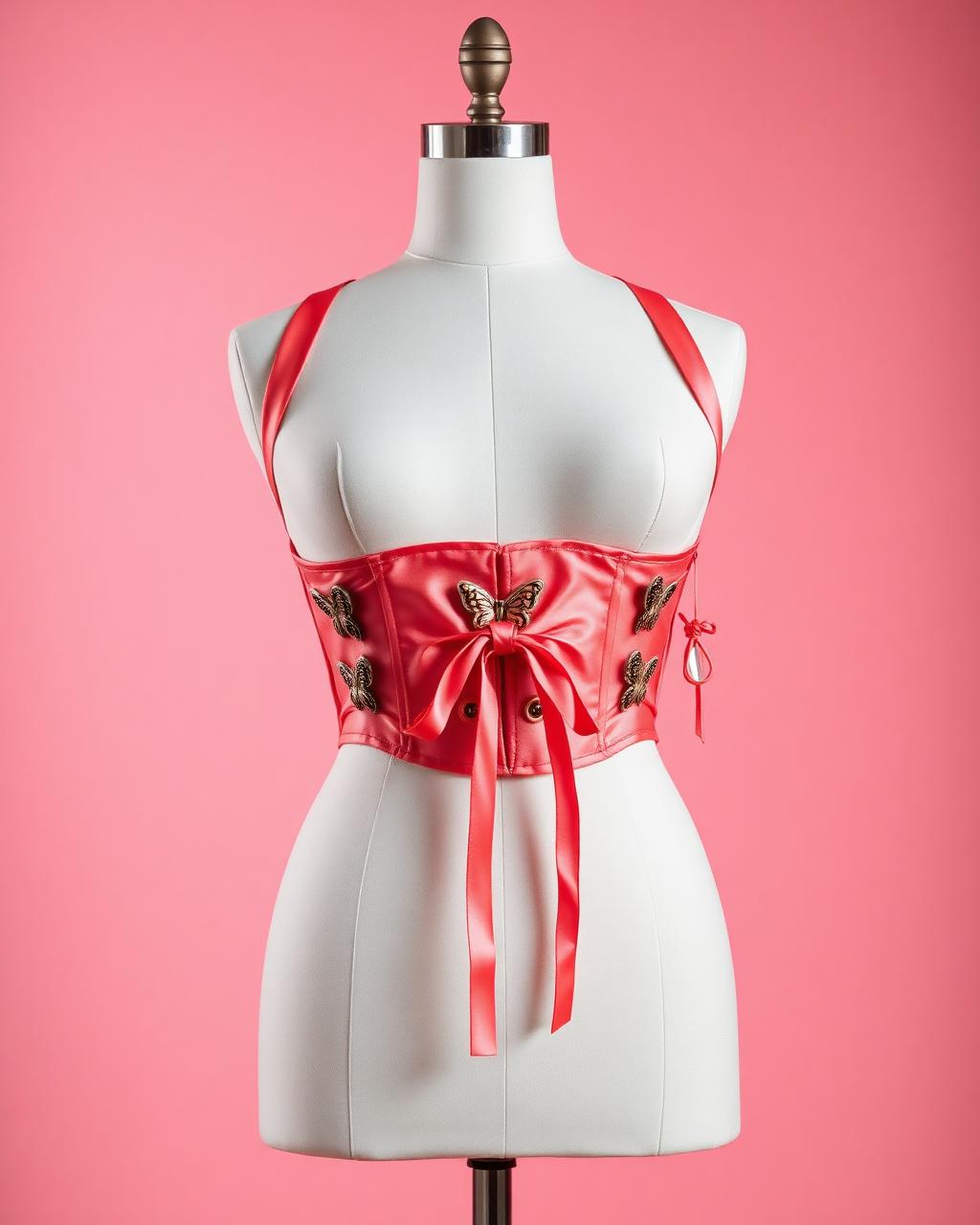 Rose Wing Cincher — Waist Cincher, Coral