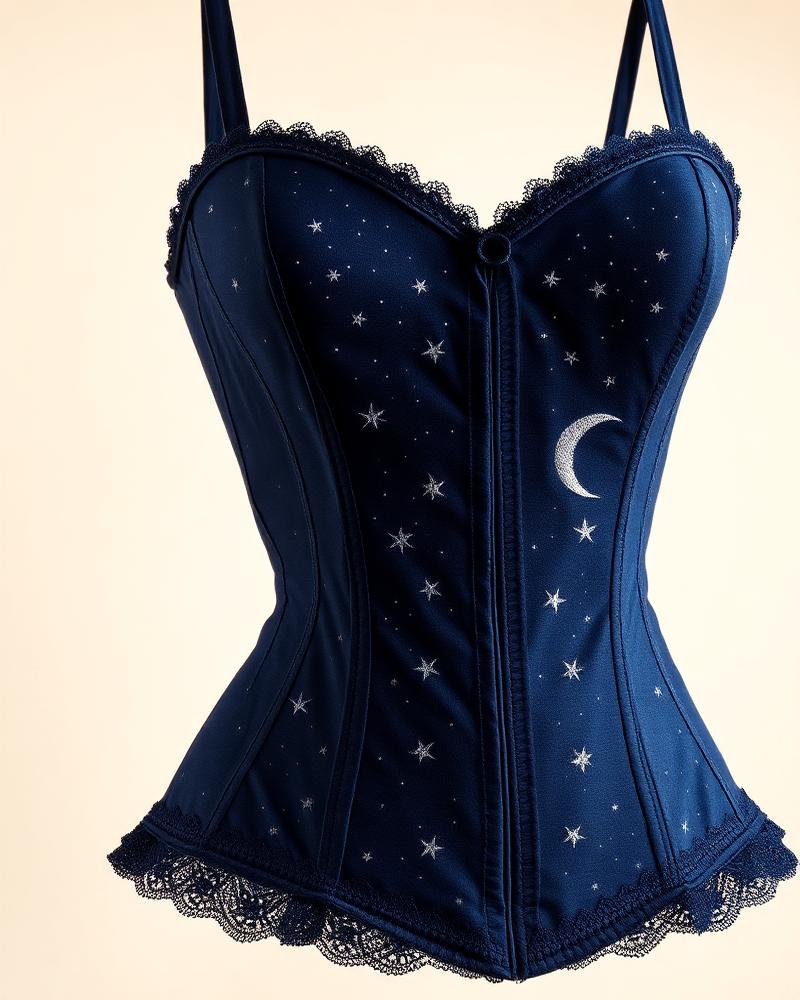 Midnight Astra — Overbust, Navy