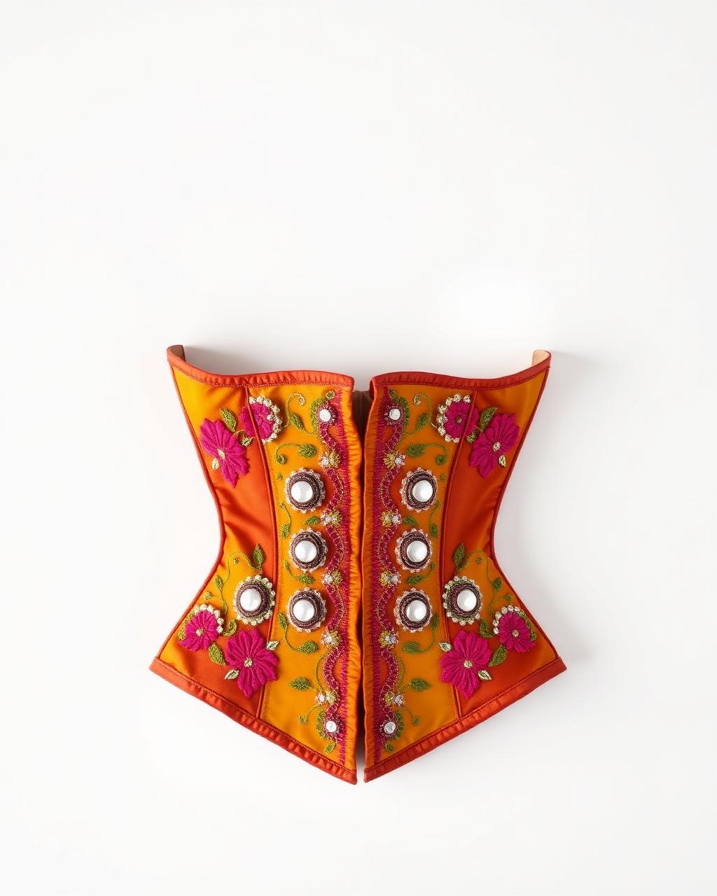 Sheesha Mirror — Waist Cincher, Saffron