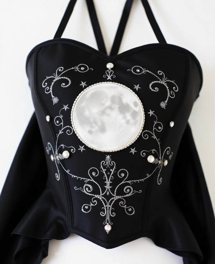 Blood Moon Halter — Overbust, Onyx