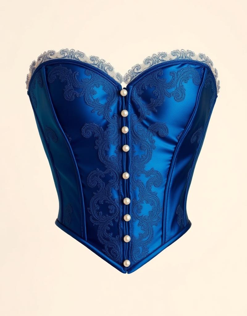 Lagoon Plunge — Bodice, Cobalt