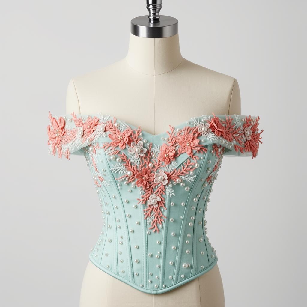 Reef Bardot — Bodice, Pearl