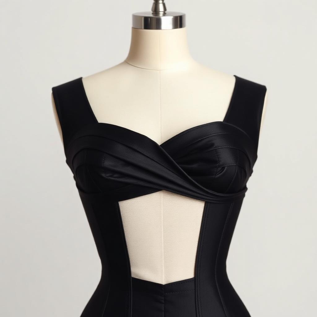 Editor's Square — Bodice, Black