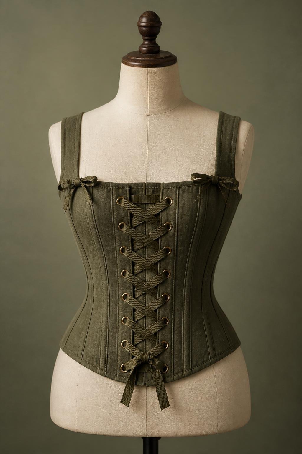 Olive Bureau — Bodice, Olive