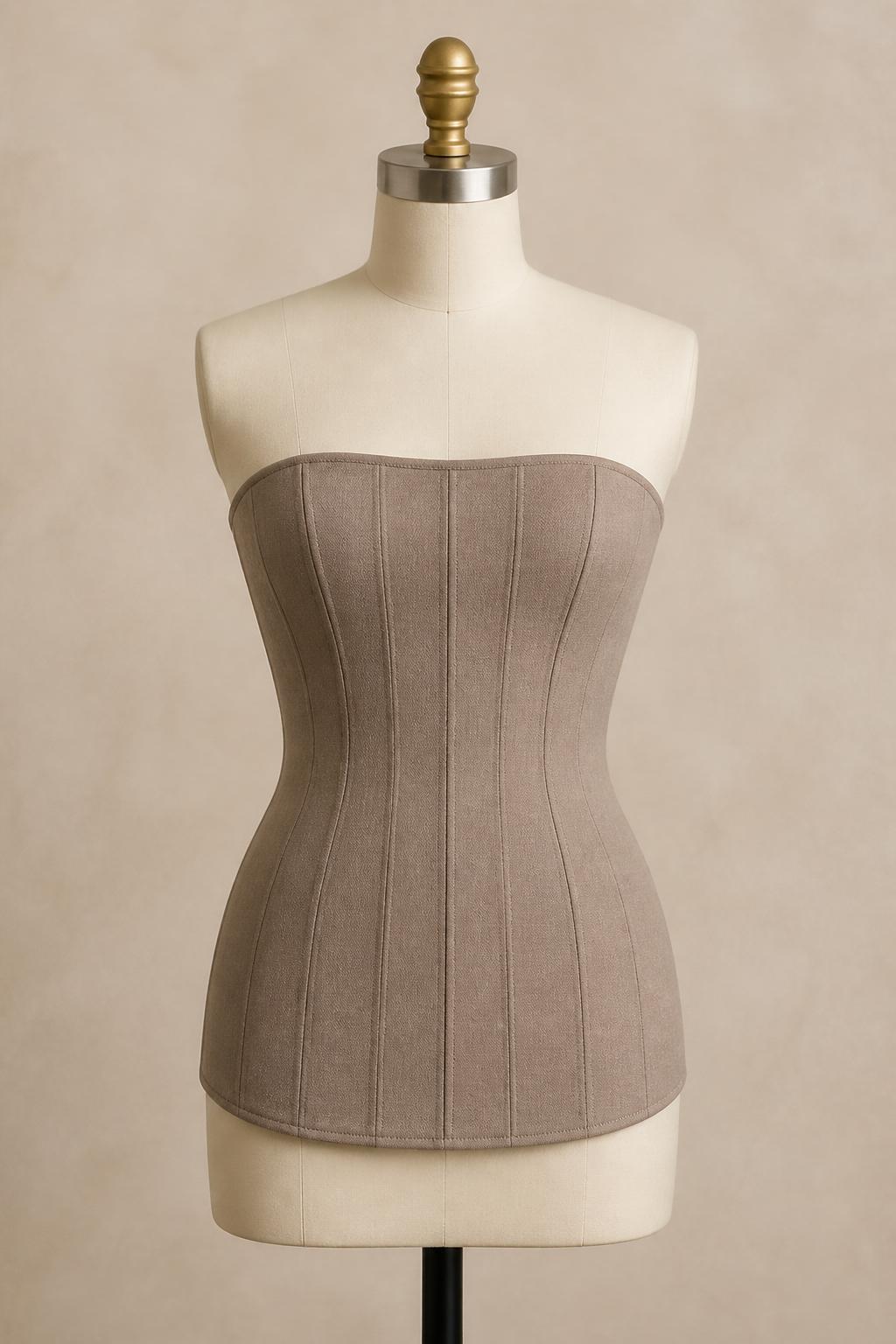 Taupe Sheath — Overbust, Taupe