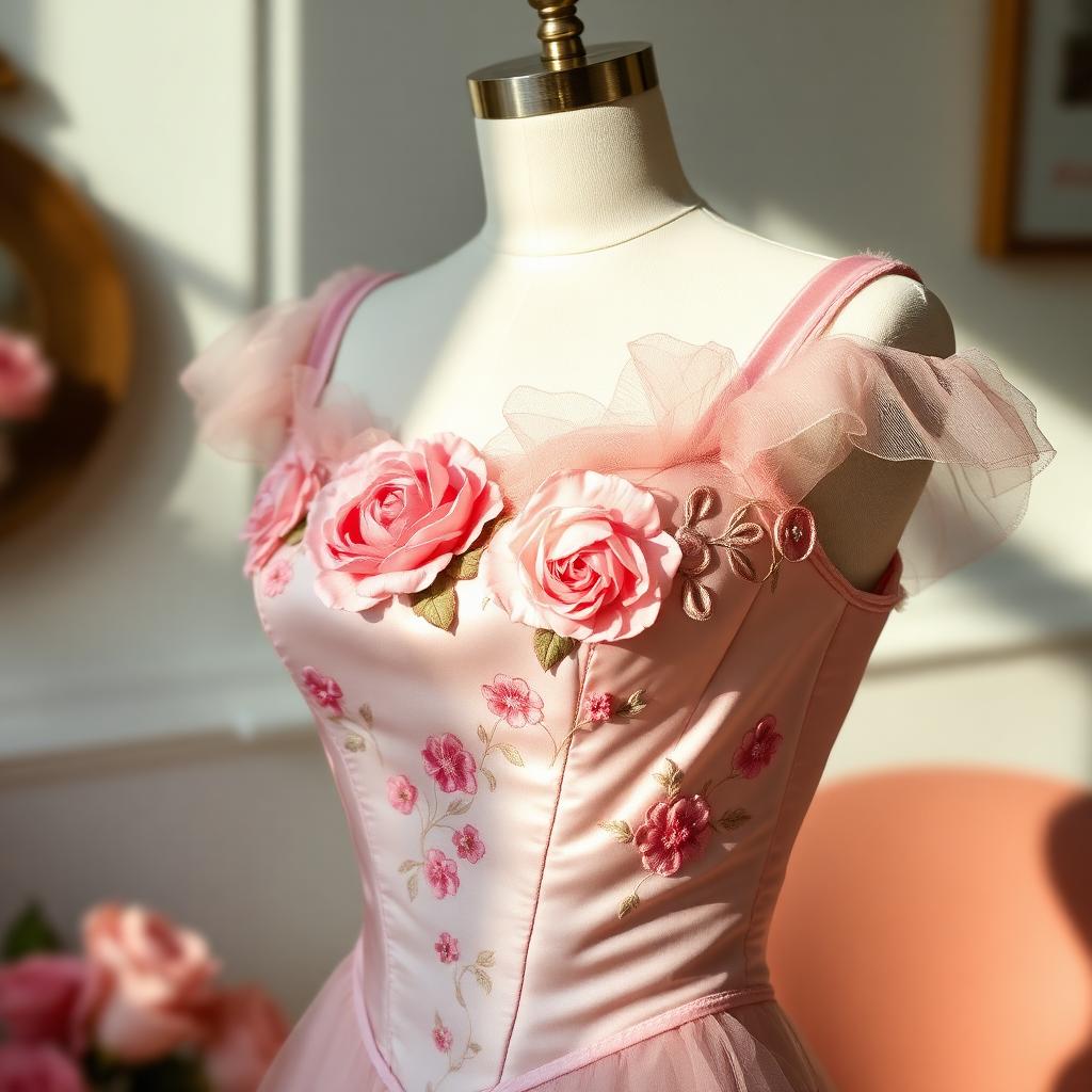 Peony Bardot — Bodice, Blush