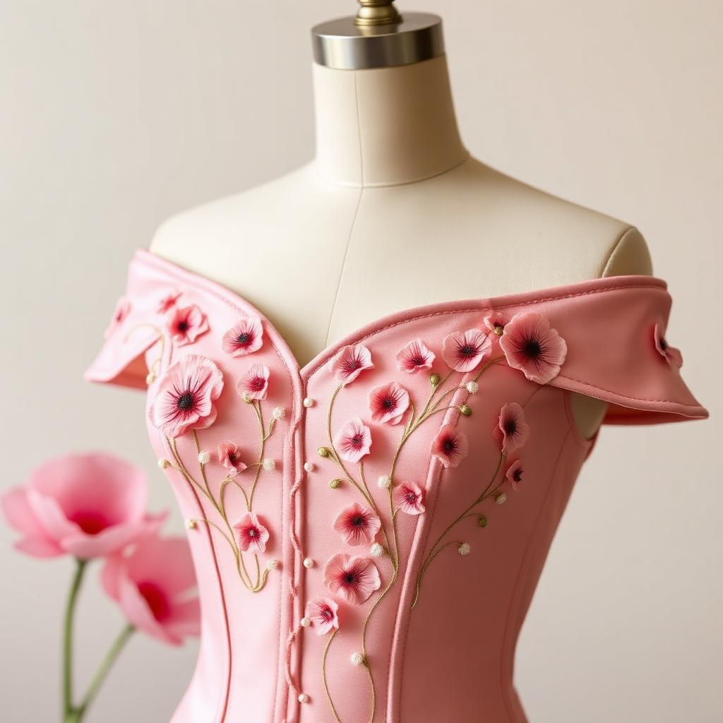 Poppy Field — Bodice, Blush