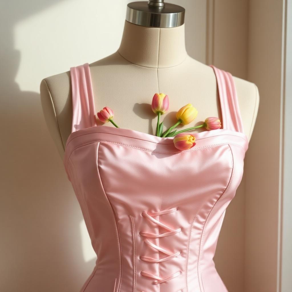Tulip Square — Bodice, Blush